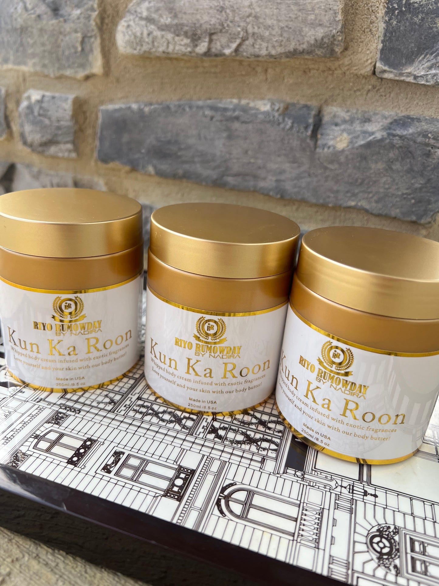 Kun Ka Roon Whipped Body Cream Amber oud